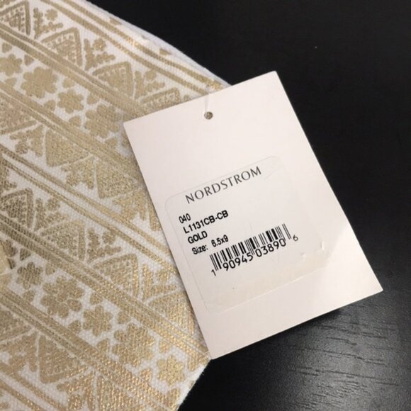 Levtex Monogram Zip Pouch - Metallic - Picture 4 of 5